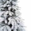 Umelý vianočný stromček 3D Smrek Aljašský v kvetináči detail ihličia