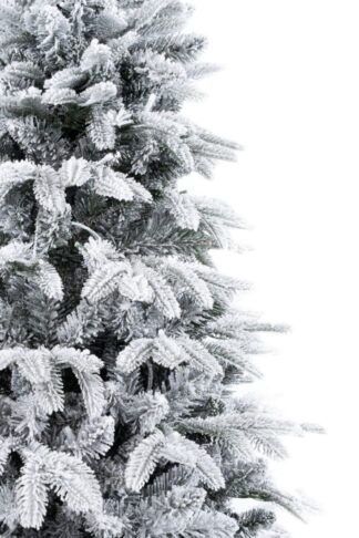 Umelý vianočný stromček 3D Smrek Aljašský v kvetináči detail stromčeka