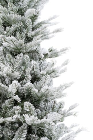 Umelý vianočný stromček 3D Smrek Arktický v kvetináči detail stromčeka