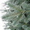 Umelý vianočný stromček 3D Smrek Strieborný detail ihličia