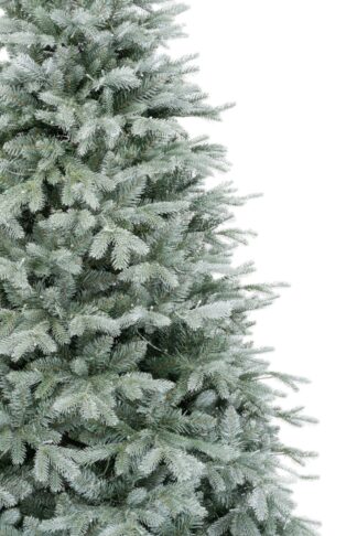 Umelý vianočný stromček 3D Smrek Strieborný detail stromčeka