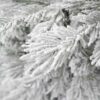 Umelý vianočný stromček 3D Smrek Arktický v kvetináči detail ihličia