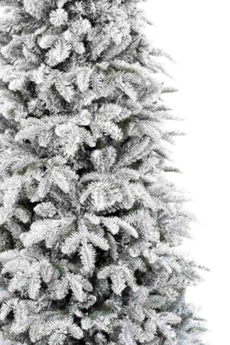 Umelý vianočný stromček 3D Jedľa Biela Úzka, detail stromčeka