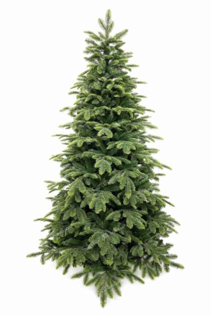 Umelý vianočný stromček 3D Jedľa Balzamová,má mohutné vetvičky a svetlozelenú farbu, pôsobí prirodzene.